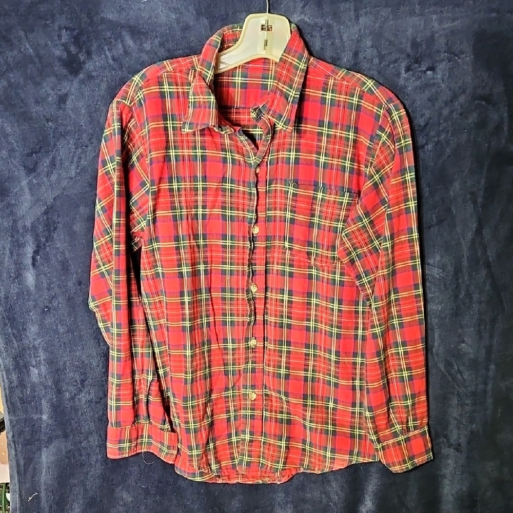 Vintage Dakota Red Plaid Men's Shirt